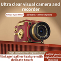 Retro Mini CCD Camera Twin Reverse Simulation Portable Student Friendly Atmosphere Enhancing Decorative Digital Camera