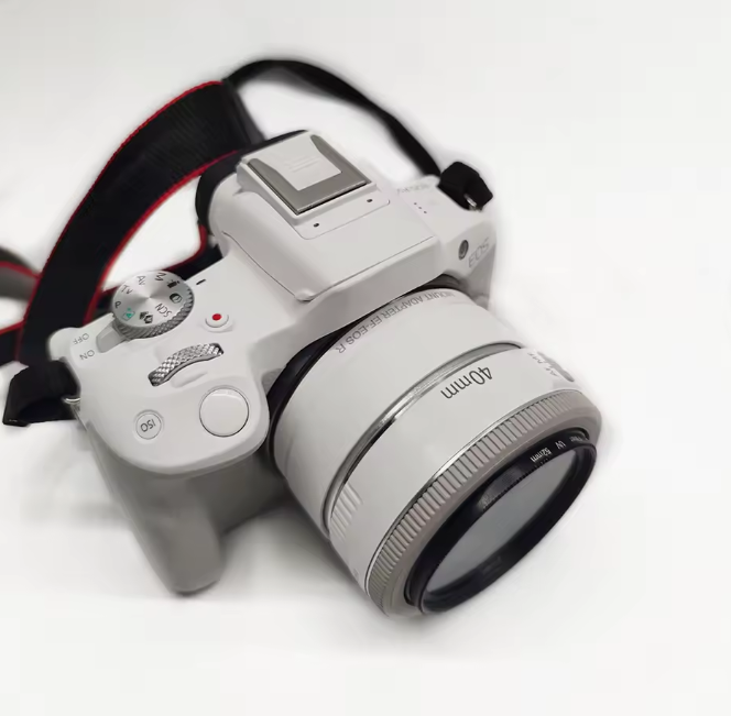 White EF-EOS R Lens Mount Adapter for Canon EF/EF-S Lens Compatible with EOS R Cameras, Auto-Focus Lens Converter Control Ring