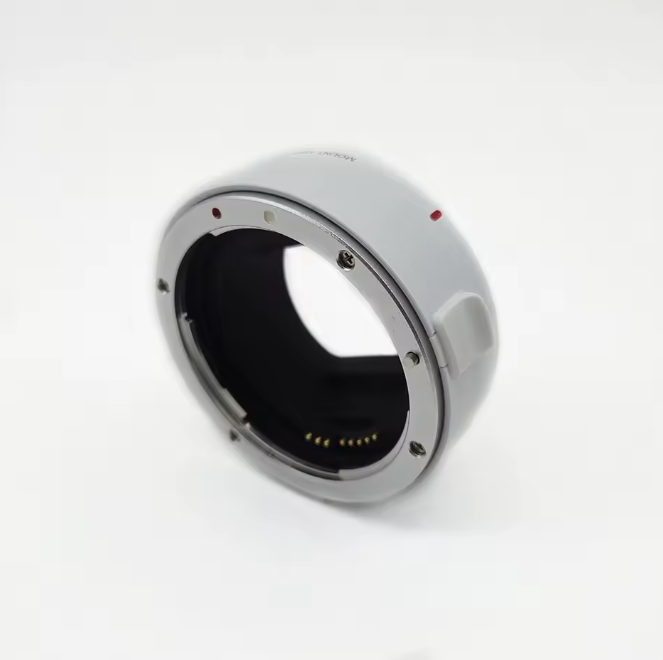 White EF-EOS R Lens Mount Adapter for Canon EF/EF-S Lens Compatible with EOS R Cameras, Auto-Focus Lens Converter Control Ring