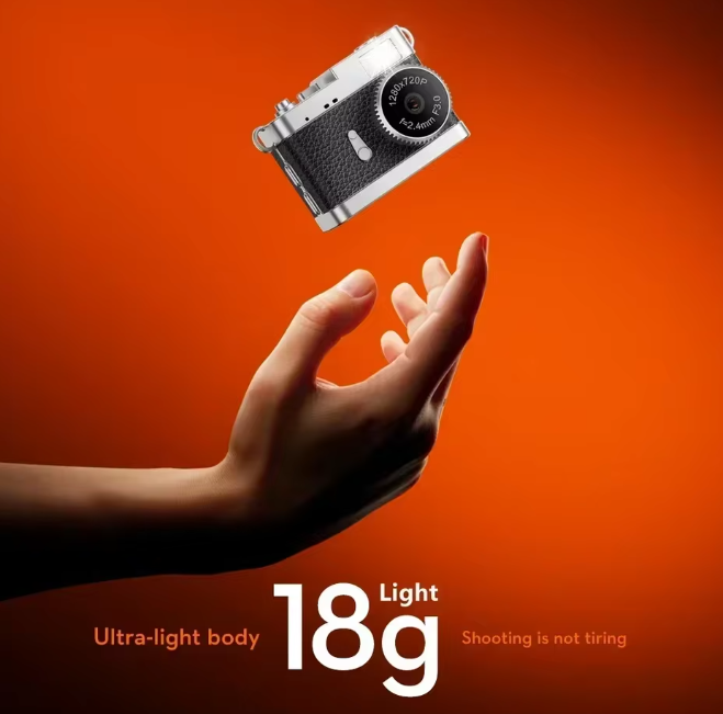 S142 Retro Digital Camera 720P Video Recorder LED Fill Light 0.96 Inch IPS Screen Portable Mini digital Camera