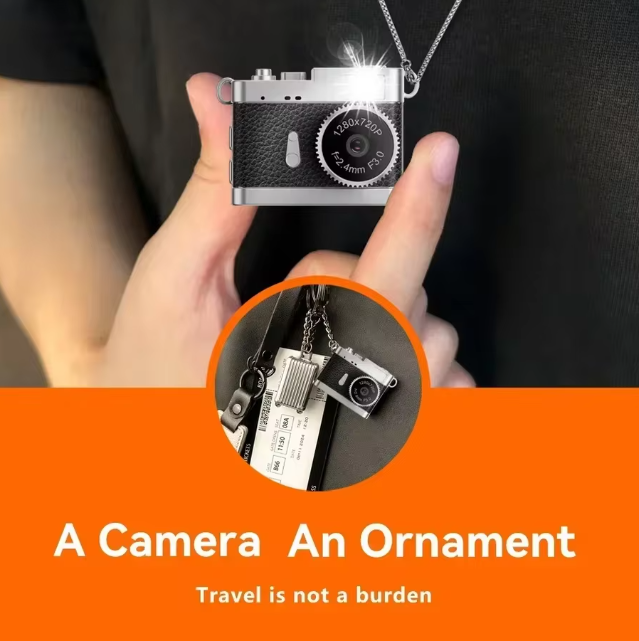 S142 Retro Digital Camera 720P Video Recorder LED Fill Light 0.96 Inch IPS Screen Portable Mini digital Camera