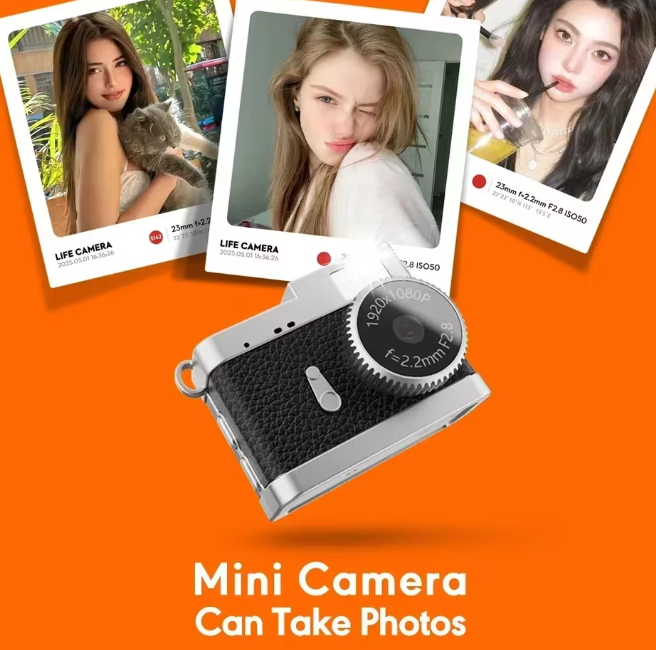 S142 Retro Digital Camera 720P Video Recorder LED Fill Light 0.96 Inch IPS Screen Portable Mini digital Camera